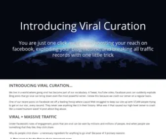 Viralcuration.com(Viral Curation) Screenshot
