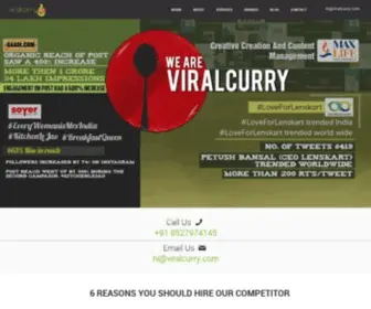 Viralcurry.com(Digital Marketing and Branding Agency in India) Screenshot