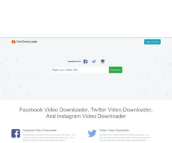 Viraldownloader.com(Facebook Video Downloader Online) Screenshot