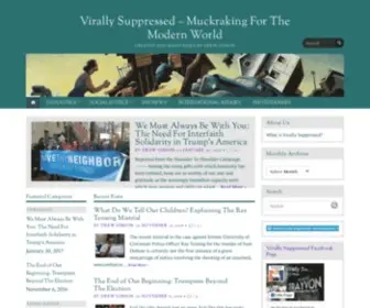 Virallysuppressed.com(Muckraking For The Modern World) Screenshot