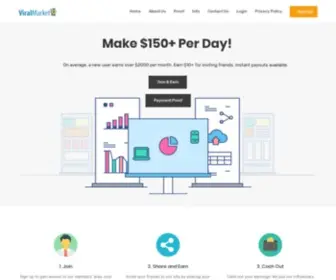 Viralmarket.co(How To Make Money Online) Screenshot