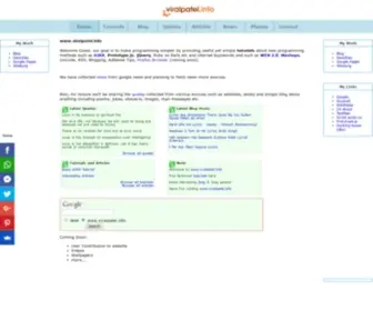 Viralpatel.info(Viral Patel) Screenshot