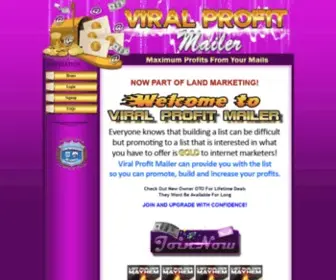 Viralprofitmailer.com(Viral Profit Mailer) Screenshot