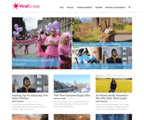 Viralscoop.com(Viralscoop) Screenshot