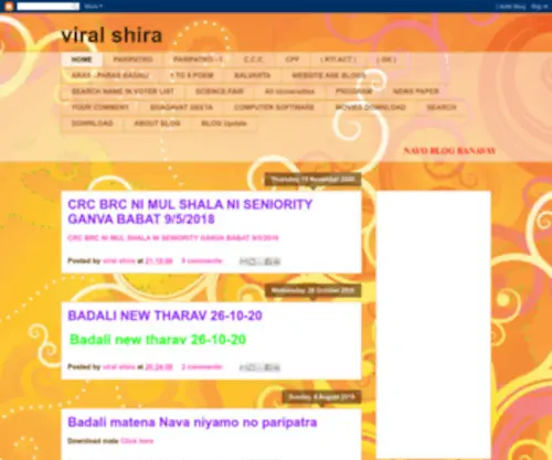 Viralshira.blogspot.com(Viral shira) Screenshot