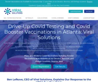 Viralsolutionsga.com(Atlanta Covid Testing) Screenshot