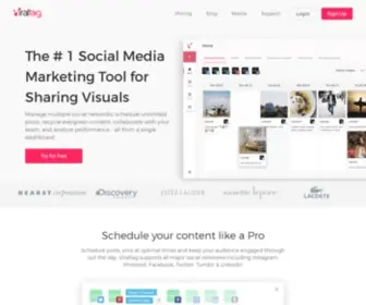 Viraltag.com(The # 1 Social Media Marketing Tool for Sharing Visuals Viraltag) Screenshot