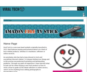 Viraltech.co.uk(Viral Tech) Screenshot