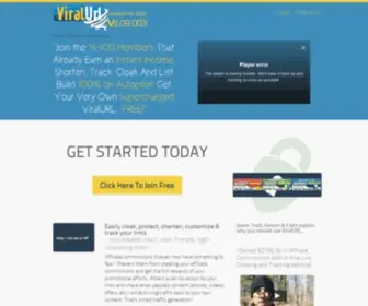 Viralurl.com(Frank Bauer recommends the worlds largest & fastest growing Link Cloaker) Screenshot