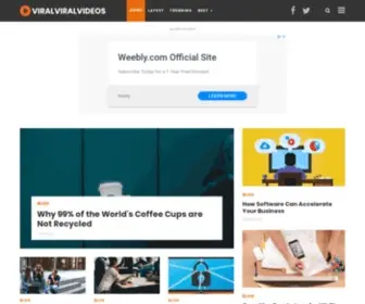 Viralviralvideos.com(2021's Best Viral Videos) Screenshot