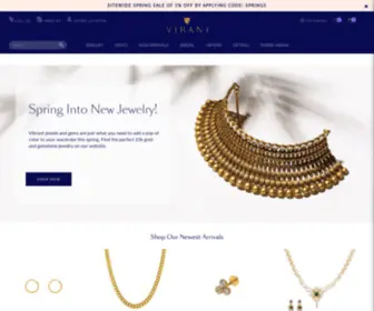 Viranijewelers.com(Virani Jewelers) Screenshot