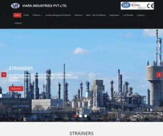 Virastrainers.com(Manufacturer Of Strainers) Screenshot