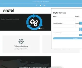 Viratel.in(Get recognition with Digital Marketing & Web Development for your company) Screenshot