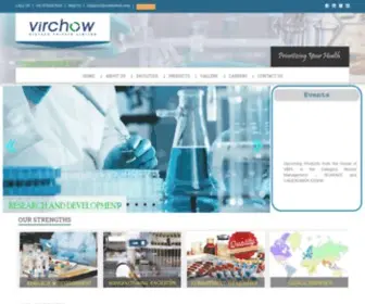 Virchowbiotech.com(VIRCHOW) Screenshot