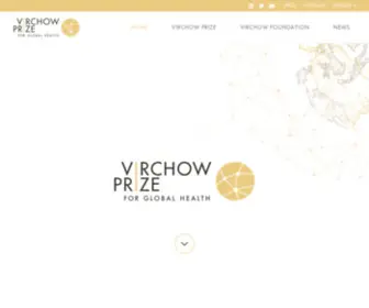 Virchowprize.org(Virchow Foundation) Screenshot