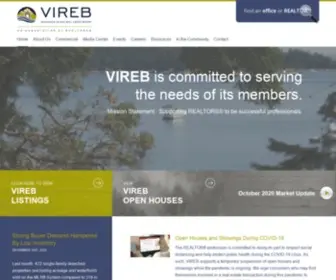Vireb.com(The Vancouver Island Real Estate Board (VIREB)) Screenshot