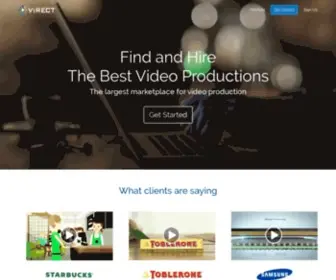 Virect.com(Video Production Marketplace) Screenshot