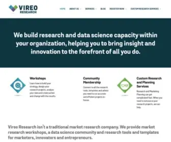 Vireoresearch.com(Vireoresearch) Screenshot