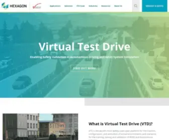 Vires.com(Enabling safety validation in autonomous driving and ADAS system simulation) Screenshot