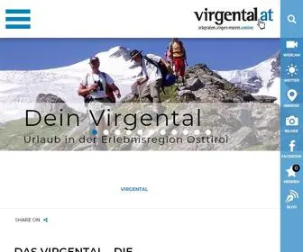 Virgental.at(Urlaub in der Erlebnisregion Osttirol) Screenshot
