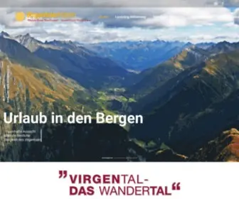 Virgentaler-Huetten.at(Die Virgentaler Hütten entlang der Höhenwege) Screenshot