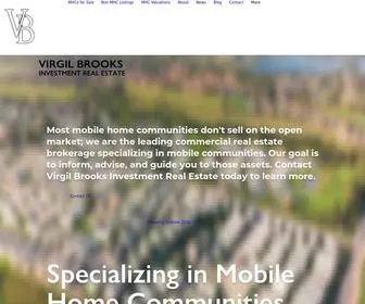 Virgilbrooks.com(Investment Real Estate) Screenshot