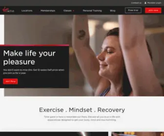 Virginactive.com.au(Virgin Active Australia) Screenshot