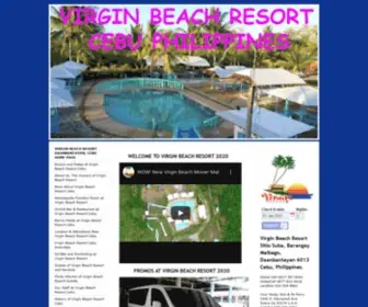 Virginbeachresortcebu.com(Virgin Beach Resort Cebu) Screenshot