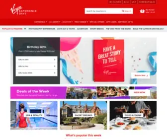 Virginexperiencedays.co.uk(Virgin Experience Days) Screenshot