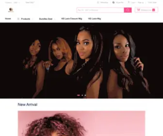 Virginhairbundles.net(Guangzhou Yetta Hair Products) Screenshot