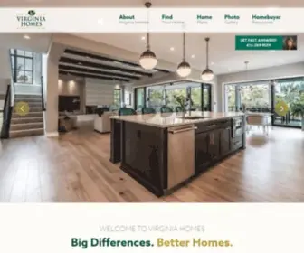 Virginia-Homes.com(Home Builders Columbus OH) Screenshot