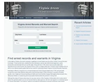 Virginiaarrests.org(Virginia Arrests) Screenshot