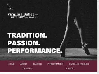 Virginiaballet.org(VIRGINIABALLET) Screenshot