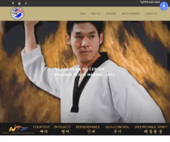 Virginiabeachmartialarts.com(Virginia Beach Taekwondo) Screenshot