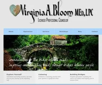 Virginiabloom.com(Counseling Services in Austin) Screenshot