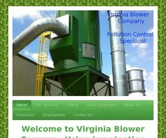 Virginiablowercompany.com(Pollution control systems) Screenshot