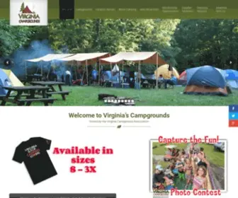 Virginiacampgrounds.com(Virginia Campgrounds) Screenshot