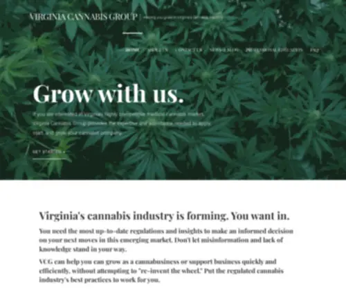 Virginiacannabisgroup.com(Virginia Cannabis Group) Screenshot