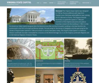 Virginiacapitol.gov(A National Historic Landmark) Screenshot