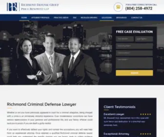 Virginiacriminallawyernow.com(Richmond Criminal Defense Lawyer) Screenshot