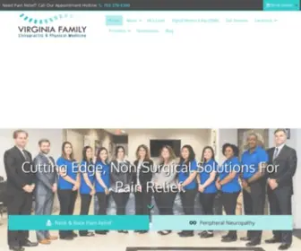 Virginiafamilychiropractic.com(Virginia Family Chiropractic) Screenshot