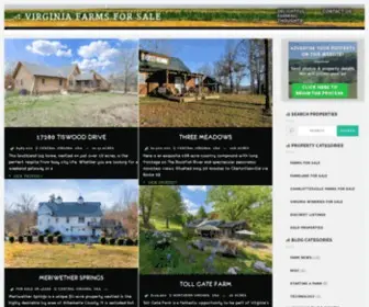 Virginiafarmsforsale.net(Farms, Land and Ranches for Sale) Screenshot