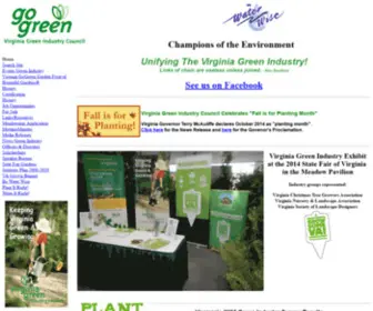 Virginiagreen.org(Virginia Green Industry Council) Screenshot