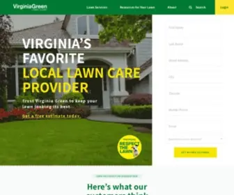 Virginiagreenlawncare.com(Virginia Green Lawn Care Company) Screenshot