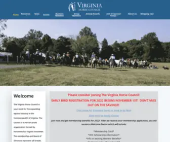 Virginiahorsecouncil.org(Virginia Horse Council) Screenshot