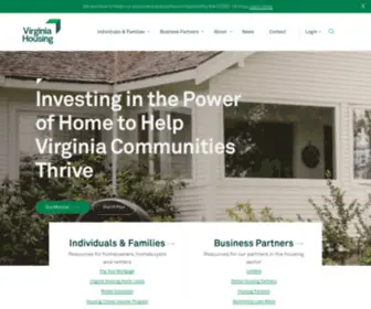 Virginiahousing.com(Virginia Housing) Screenshot