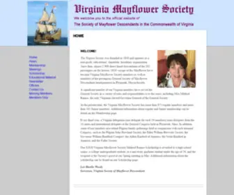 Virginiamayflower.org(Virginia Mayflower SocietyVirginia Mayflower Society) Screenshot