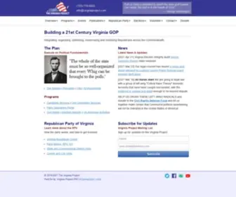 Virginiaproject.com(Building a 21st Century Virginia GOP) Screenshot