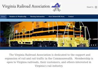 Virginiarailroadassociation.com(The Virginia Railroad Association) Screenshot