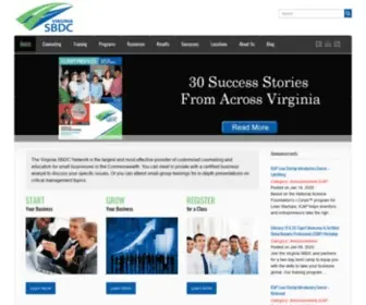 Virginiasbdc.org(The Virginia Small Business Development Center (SBDC)) Screenshot
